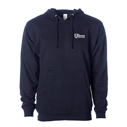 NAVY HOODED PULLOVER SWEATSHIRT