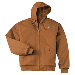 CORNERSTONE MEN'S TALL DUCK CLOTH HOODED JACKET