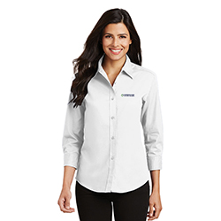 LADIES' 3/4 SLEEVE EASY CARE SHIRT
